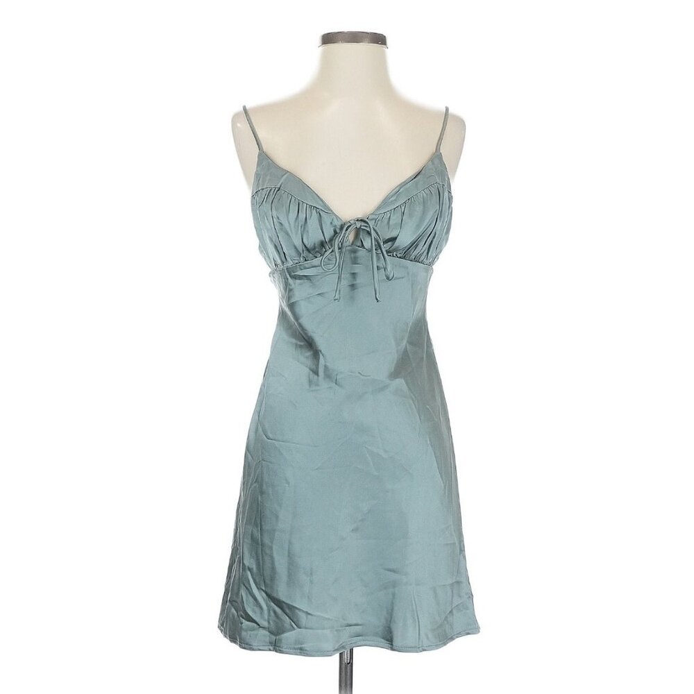 Princess Polly Silky Sweetheart Mini Slip Dress Y2K Croquette Coastal Baddie 4 S